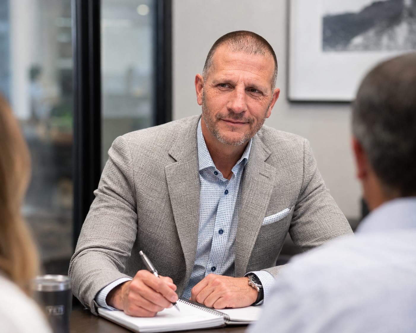 Mike Sweigart in a client working session